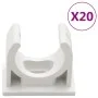 Canaletas para cables con clips PVC Ø20 mm 10 m de vidaXL, Cableado - Ref: Foro24-155898, Precio: 12,75 €, Descuento: %