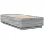 Bettgestell aus grauem Sonoma-Holz mit LED-Leuchten, 90 x 190 cm von vidaXL, Betten und Lattenroste - Ref: Foro24-3209665, Pr...
