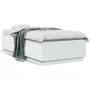 Estructura cama con luces LED madera ingeniería blanco 75x190cm de vidaXL, Camas y somieres - Ref: Foro24-3209667, Precio: 12...