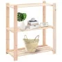 3-level shelf, 3 units, solid pine wood, 150 kg by vidaXL, Industrial shelving - Ref: Foro24-3051118, Price: 136,95 €, Discou...