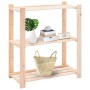 3-stöckiges Regal 3 Stück Massives Zirbenholz 150 kg von vidaXL, Industrieregale - Ref: Foro24-3051118, Preis: 114,91 €, Raba...