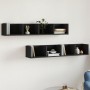 Wandmöbel 2 Stk. Holzwerkstoff schwarz 99x18x16,5cm von vidaXL, Regale und Regale - Ref: Foro24-840446, Preis: 39,03 €, Rabat...