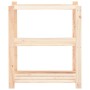 3-stöckiges Regal 3 Stück Massives Zirbenholz 150 kg von vidaXL, Industrieregale - Ref: Foro24-3051118, Preis: 114,91 €, Raba...