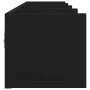 Wall furniture 2 pcs engineered wood black 99x18x16.5cm by vidaXL, Shelves and shelves - Ref: Foro24-840446, Price: 38,50 €, ...