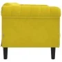2-Sitzer-Sofa aus gelbem Samt von vidaXL, Sofas - Ref: Foro24-372581, Preis: 248,09 €, Rabatt: %