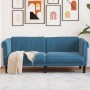 2-Sitzer-Sofa aus blauem Samt von vidaXL, Sofas - Ref: Foro24-372583, Preis: 248,52 €, Rabatt: %