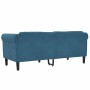 2-Sitzer-Sofa aus blauem Samt von vidaXL, Sofas - Ref: Foro24-372583, Preis: 248,52 €, Rabatt: %