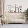 2 seater linen sofa by vidaXL, Sofas - Ref: Foro24-372611, Price: 315,91 €, Discount: %