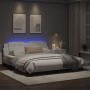 Bettgestell mit LED-Licht, Kunstleder weiß, 180x200cm von vidaXL, Betten und Lattenroste - Ref: Foro24-3214125, Preis: 243,86...