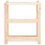 Shelving 3 levels 10 units solid pine wood 150 kg by vidaXL, Industrial shelving - Ref: Foro24-3051120, Price: 419,16 €, Disc...