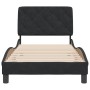 Bed frame with black velvet headboard 80x200 cm by vidaXL, Beds and slatted bases - Ref: Foro24-3207889, Price: 141,58 €, Dis...