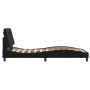 Estructura de cama con cabecero de terciopelo negro 100x200 cm de vidaXL, Camas y somieres - Ref: Foro24-3207907, Precio: 128...