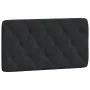 Estructura de cama con cabecero de terciopelo negro 100x200 cm de vidaXL, Camas y somieres - Ref: Foro24-3207907, Precio: 128...