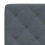 Dark gray velvet bed frame with headboard 140x190 cm by vidaXL, Beds and slatted bases - Ref: Foro24-3207918, Price: 191,20 €...
