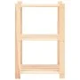 Shelving 3 levels 3 units solid pine wood 150 kg by vidaXL, Industrial shelving - Ref: Foro24-3051122, Price: 126,70 €, Disco...