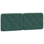 Estructura cama con cabecero terciopelo verde oscuro 140x200 cm de vidaXL, Camas y somieres - Ref: Foro24-3207926, Precio: 22...