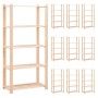 Regal 5 Ebenen 10 Einheiten massives Kiefernholz 250 kg von vidaXL, Industrieregale - Ref: Foro24-3051116, Preis: 663,91 €, R...