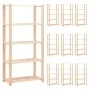 Shelving 5 levels 10 units solid pine wood 250 kg by vidaXL, Industrial shelving - Ref: Foro24-3051116, Price: 968,86 €, Disc...