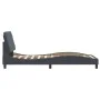Dark gray velvet bed frame with LED lights 90x190 cm by vidaXL, Beds and slatted bases - Ref: Foro24-3213826, Price: 161,34 €...