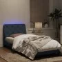 Dark gray velvet bed frame with LED lights 90x200 cm by vidaXL, Beds and slatted bases - Ref: Foro24-3213832, Price: 159,55 €...