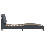 Dark gray velvet bed frame with LED lights 90x200 cm by vidaXL, Beds and slatted bases - Ref: Foro24-3213832, Price: 164,49 €...