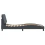 Dark gray velvet bed frame with LED lights 90x200 cm by vidaXL, Beds and slatted bases - Ref: Foro24-3213832, Price: 159,55 €...