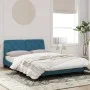 Bettgestell aus blauem Samt mit LED-Leuchten, 120 x 200 cm von vidaXL, Betten und Lattenroste - Ref: Foro24-3213847, Preis: 2...