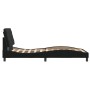 Black velvet bed frame with LED lights 100x200 cm by vidaXL, Beds and slatted bases - Ref: Foro24-3213839, Price: 134,94 €, D...