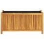 Planter with solid acacia wood lining 99.5x38x50 cm by vidaXL, Pots and planters - Ref: Foro24-366441, Price: 107,11 €, Disco...