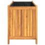 Planter with solid acacia wood lining 99.5x38x50 cm by vidaXL, Pots and planters - Ref: Foro24-366441, Price: 118,83 €, Disco...