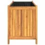 Planter with solid acacia wood lining 99.5x38x50 cm by vidaXL, Pots and planters - Ref: Foro24-366441, Price: 107,11 €, Disco...