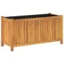 Planter with solid acacia wood lining 99.5x38x50 cm by vidaXL, Pots and planters - Ref: Foro24-366441, Price: 107,11 €, Disco...