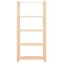 5-level shelf, 2 units, solid pine wood, 250 kg by vidaXL, Industrial shelving - Ref: Foro24-3051113, Price: 185,18 €, Discou...