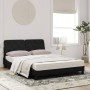 Bett mit schwarzer Samtmatratze 140x190 cm von vidaXL, Betten und Lattenroste - Ref: Foro24-3208654, Preis: 383,47 €, Rabatt: %
