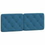 Cama con colchón terciopelo azul 140x190 cm de vidaXL, Camas y somieres - Ref: Foro24-3208656, Precio: 402,11 €, Descuento: %