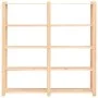 Estantería 5 niveles 10 unidades madera pino maciza 500 kg de vidaXL, Estanterías industriales - Ref: Foro24-3051112, Precio:...