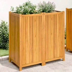 Planter with solid acacia wood lining 100x50x100 cm by vidaXL, Pots and planters - Ref: Foro24-366448, Price: 200,62 €, Disco...