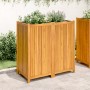 Pflanzgefäß mit Verkleidung aus massivem Akazienholz, 100 x 50 x 100 cm von vidaXL, Töpfe und Pflanzgefäße - Ref: Foro24-3664...