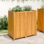 Planter with solid acacia wood lining 100x50x100 cm by vidaXL, Pots and planters - Ref: Foro24-366448, Price: 200,62 €, Disco...