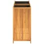Planter with solid acacia wood lining 100x50x100 cm by vidaXL, Pots and planters - Ref: Foro24-366448, Price: 200,62 €, Disco...