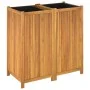 Planter with solid acacia wood lining 100x50x100 cm by vidaXL, Pots and planters - Ref: Foro24-366448, Price: 200,62 €, Disco...