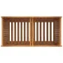 Planter with solid acacia wood lining 100x50x100 cm by vidaXL, Pots and planters - Ref: Foro24-366448, Price: 200,62 €, Disco...