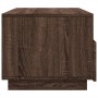 Coffee table with LED lights oak brown 90x49x40 cm by vidaXL, Coffee table - Ref: Foro24-839839, Price: 101,16 €, Discount: %