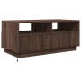 Couchtisch mit LED-Leuchten Eiche braun 90x49x40 cm von vidaXL, Couchtisch - Ref: Foro24-839839, Preis: 101,16 €, Rabatt: %