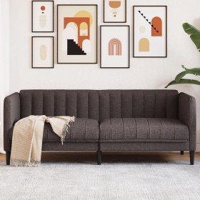 2 seater sofa dark brown fabric by vidaXL, Sofas - Ref: Foro24-372607, Price: 247,51 €, Discount: %