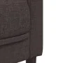 2 seater sofa dark brown fabric by vidaXL, Sofas - Ref: Foro24-372607, Price: 243,83 €, Discount: %