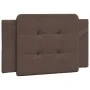 Brown synthetic leather padded headboard 80 cm by vidaXL, Headboards and footboards - Ref: Foro24-374831, Price: 21,68 €, Dis...
