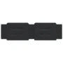 Cabecero de cama acolchado cuero sintético negro 180 cm de vidaXL, Cabeceros y pies de cama - Ref: Foro24-374873, Precio: 44,...