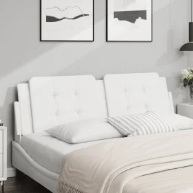 Weißes gepolstertes Bettkopfteil aus Kunstleder, 160 cm von vidaXL, Kopf- und Fußteile - Ref: Foro24-374867, Preis: 49,09 €, ...