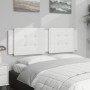 White synthetic leather padded bed headboard 160 cm by vidaXL, Headboards and footboards - Ref: Foro24-374867, Price: 49,53 €...